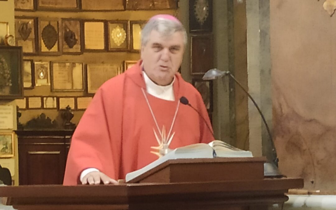 Il Vescovo Guido Zendron dal Brasile in visita al Santuario