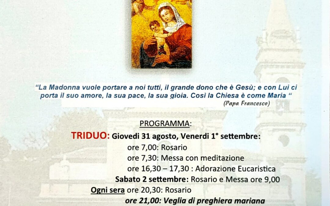 Festa nel 297° anniversario della Incoronazione della venerata immagine
